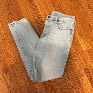 J. Crew Mid-Rise Skinny Jeans in Light Wash